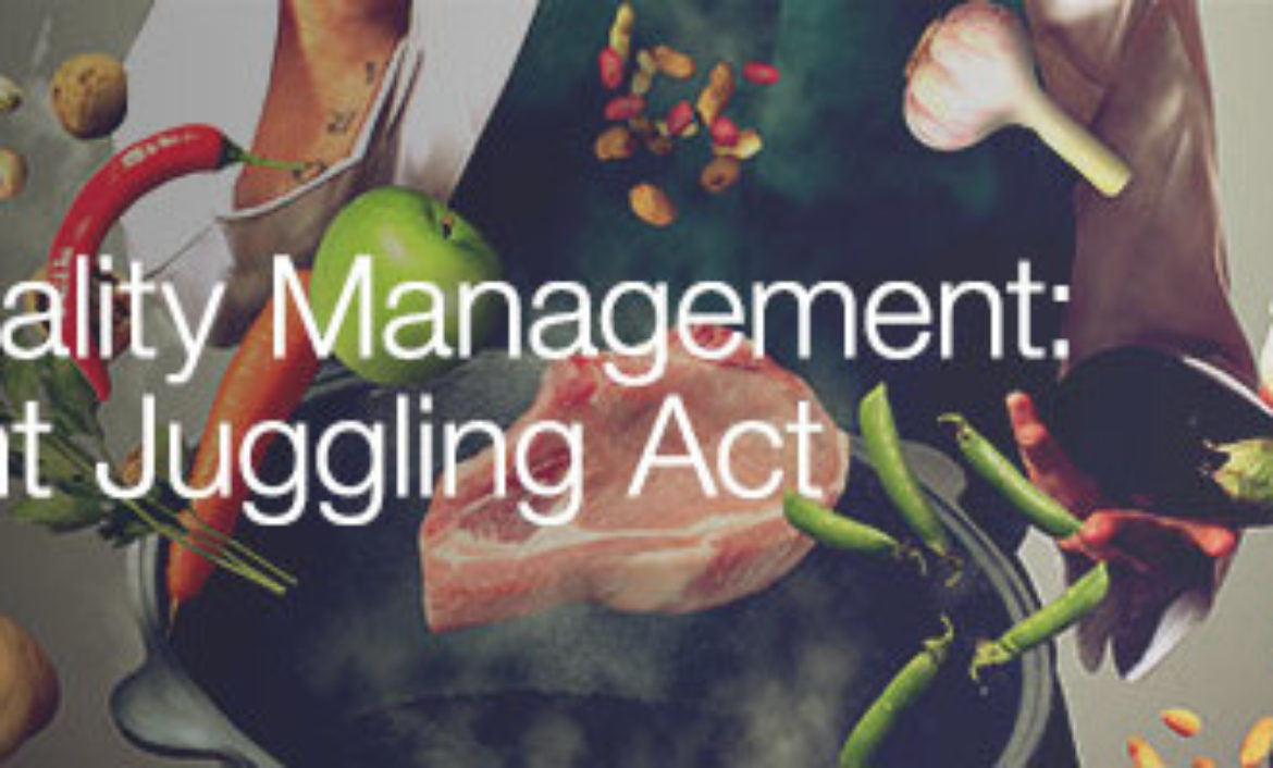 Hospitality Management is a Giant Juggling Act