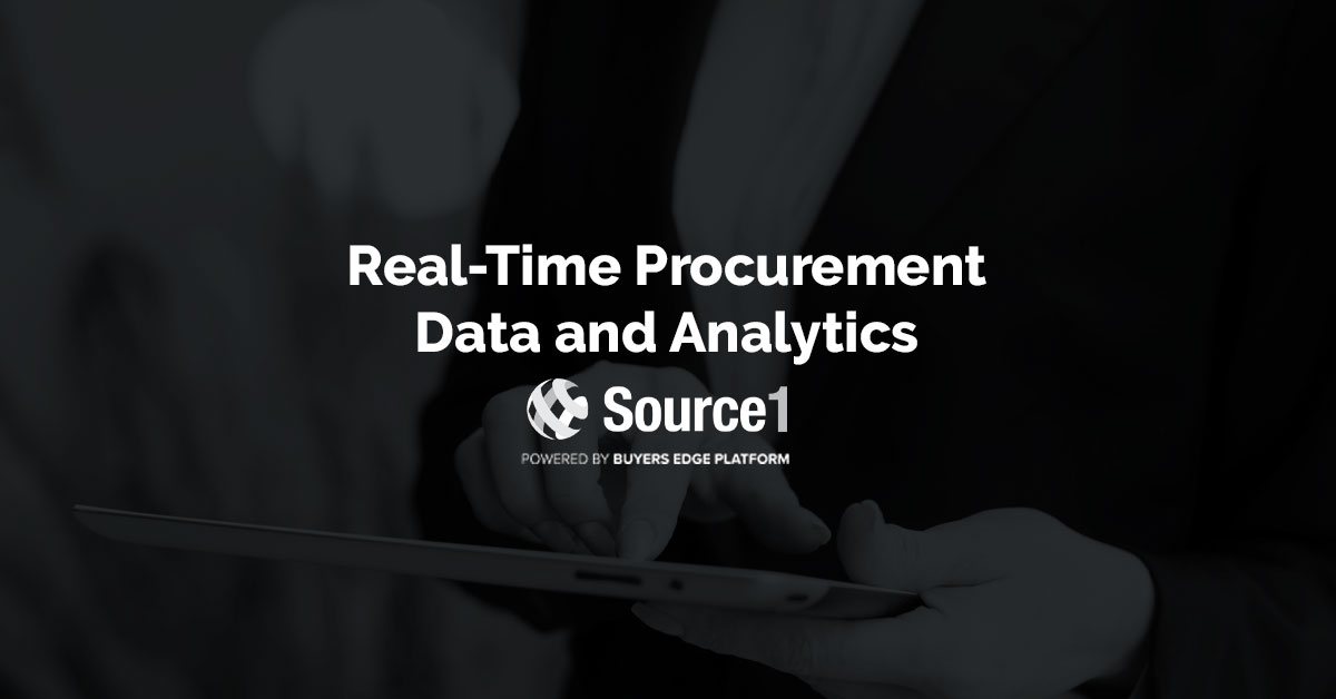 Real-Time Procurement Data and Analytics