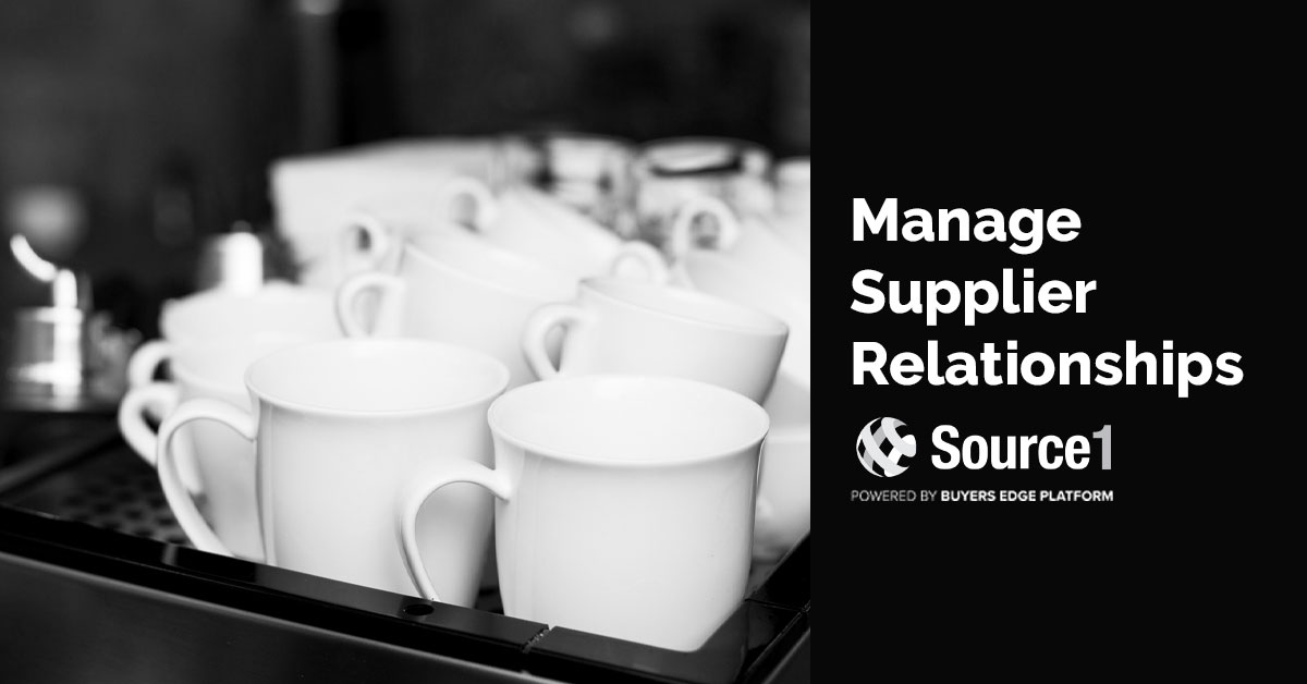 Manage Supplier Relationships