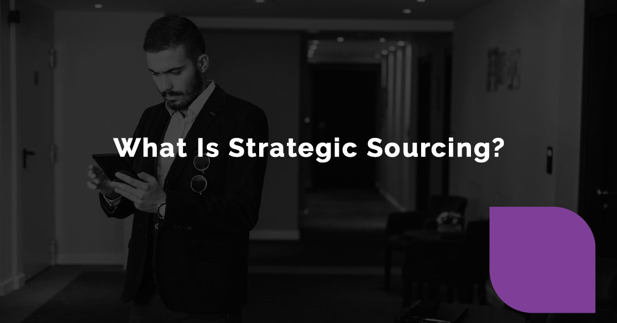 what is strategic sourcing