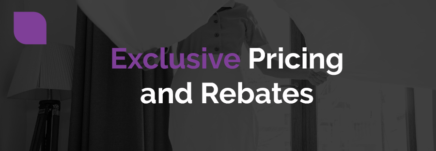 exclusive hospitality cost savings and rebates by partnering with source1