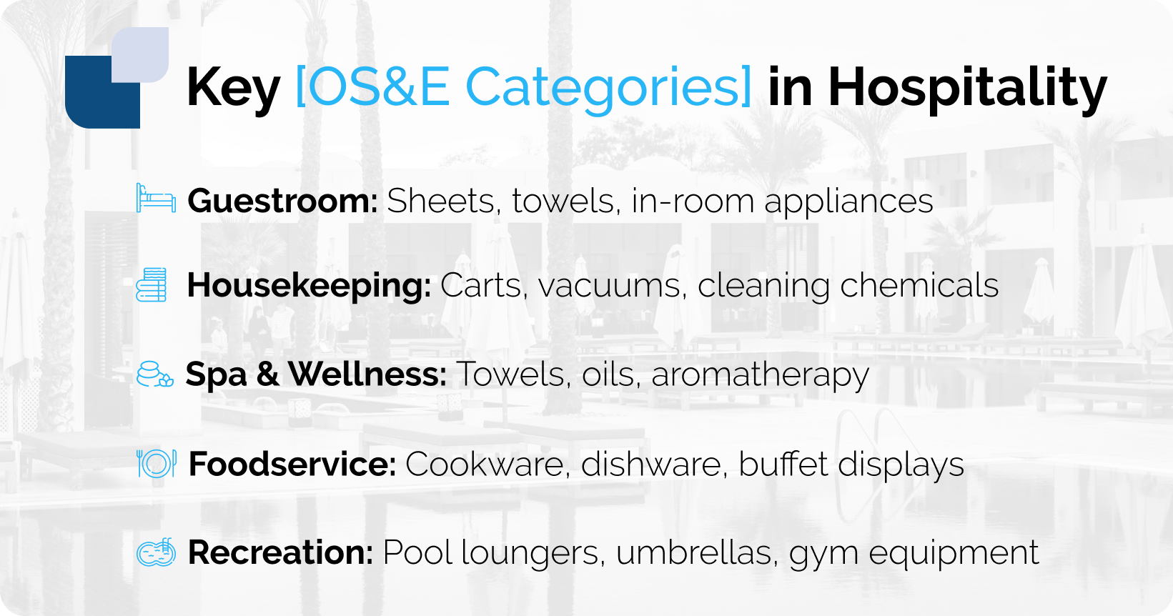 What Is Included in Hospitality OS&E? 